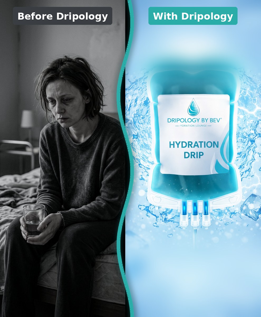 Dripology by Bev Dehydration → Deep hydration and glow