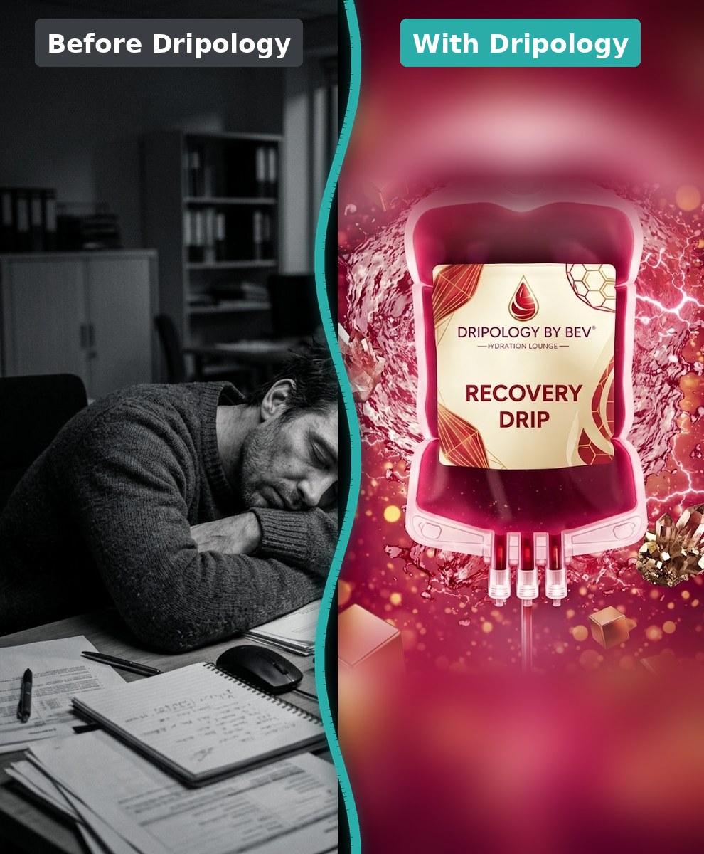 Dripology by Bev Feeling run down → Immediate revitalization